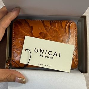 NWT Unica Tooled Wallet